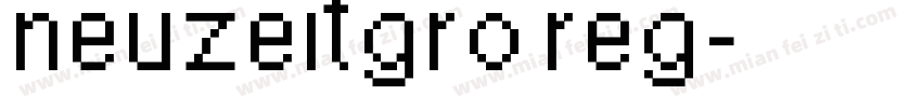 neuzeitgro reg字体转换
